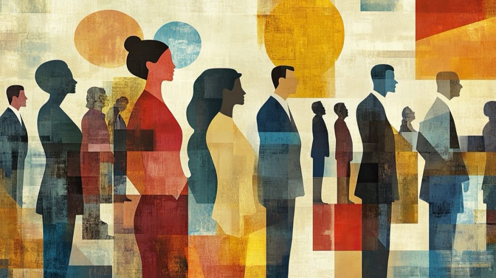 Image showing a concept of contingent workforce skills, recruitment and diversity.